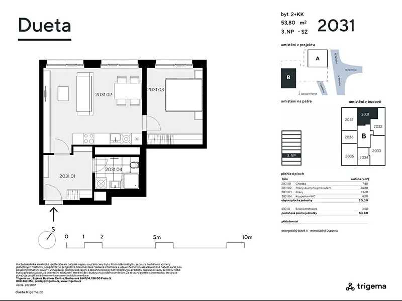 Prodej bytu 2+kk 50 m², Praha – náhled fotky 3
