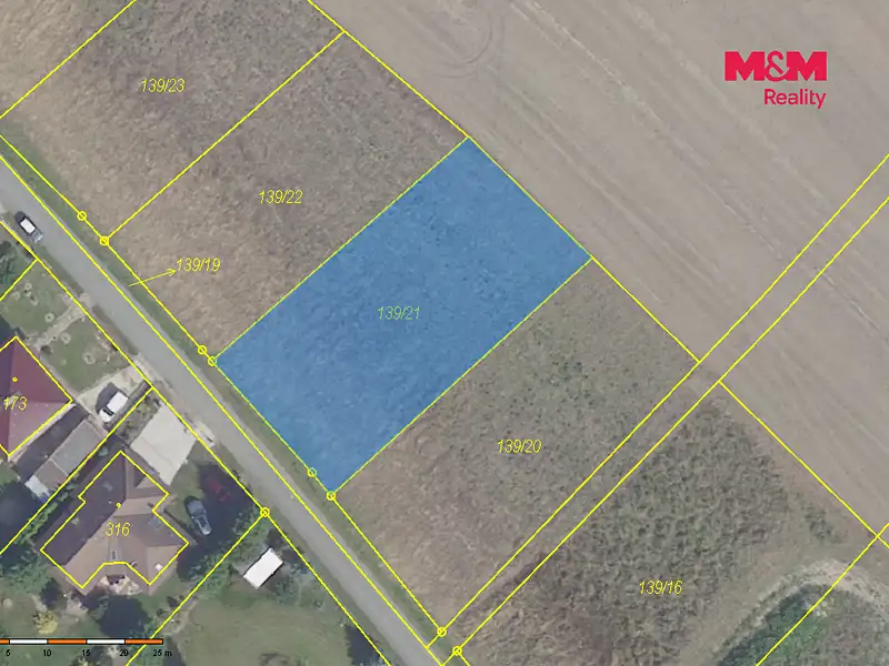Prodej stavebního pozemku 1034 m², Poděbrady – náhled fotky 2