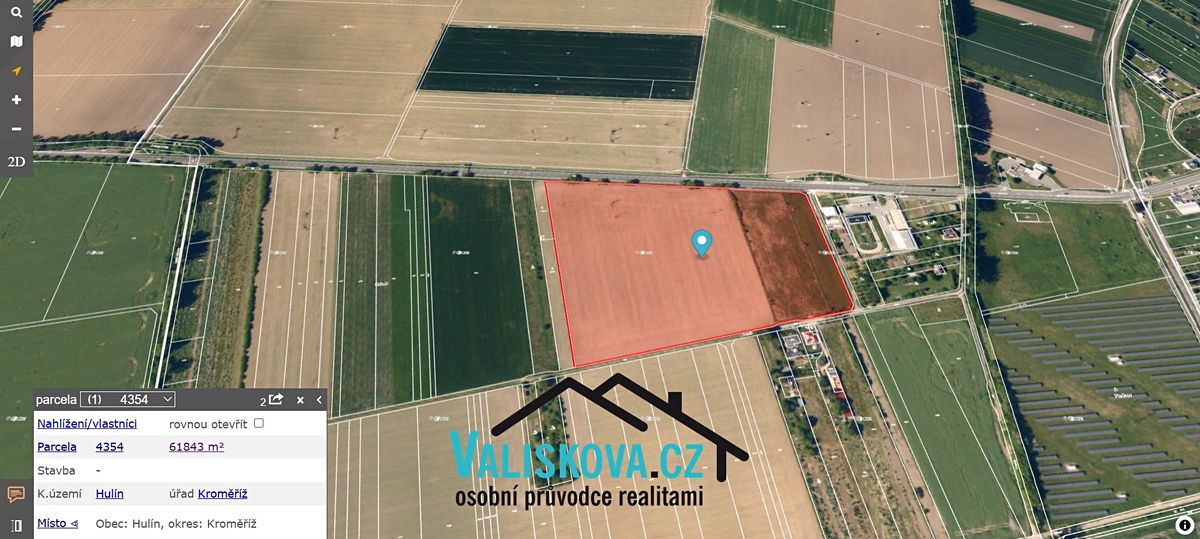 Prodej pozemku 61843 m²