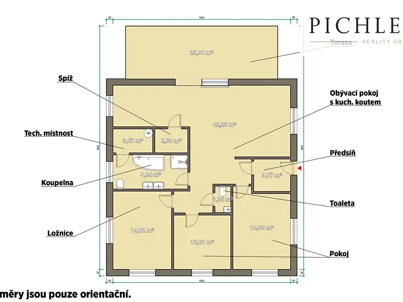 Prodej rodinného domu 126 m², pozemek 801 m², Hromnice – náhled fotky 2