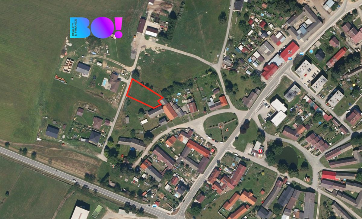 Prodej stavebního pozemku 1073 m², Hospříz – fotka 1 z 3
