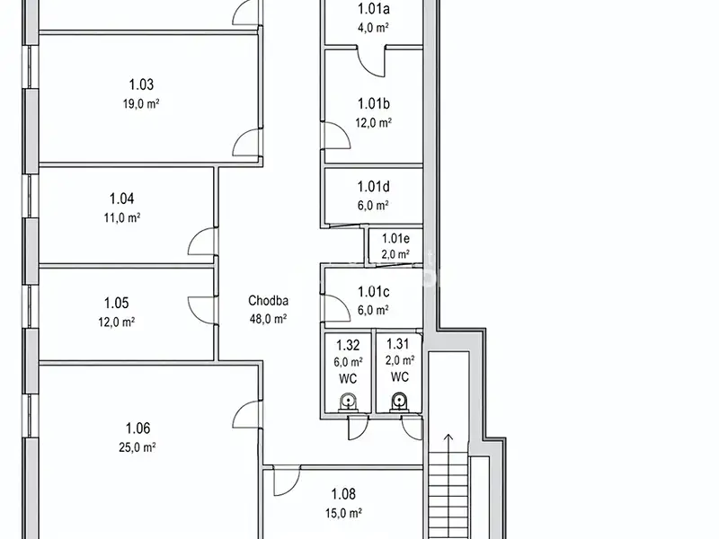 Pronájem kanceláře 619 m², Jirny – náhled fotky 3