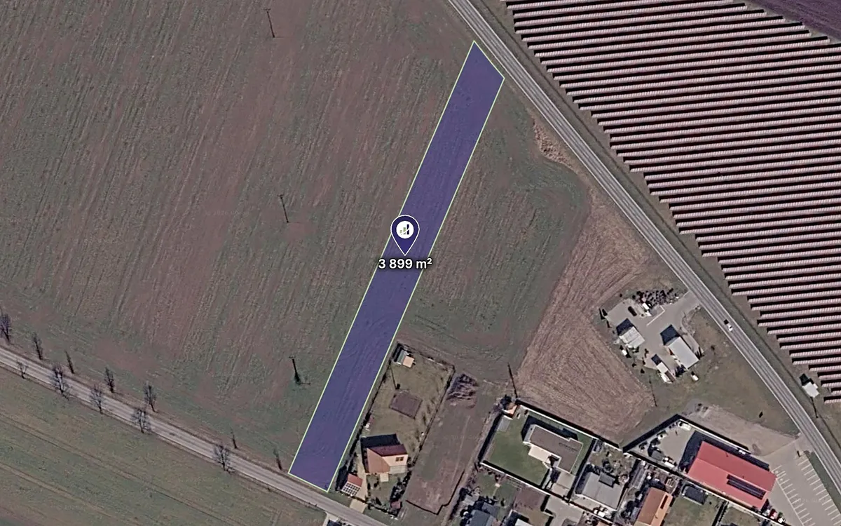 Prodej podílu 1/3 pole 1300 m²