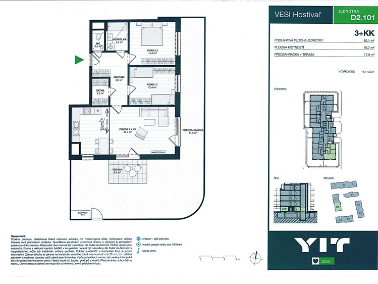 Квартира 3+1 на продаж, 80 м² (56 з 56)