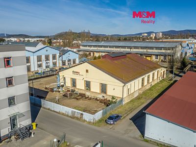 Prodej výrobní haly, prostoru 1182 m²