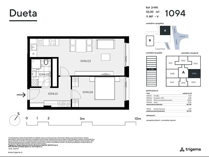Prodej bytu 2+kk 50 m², Praha – náhled fotky 3