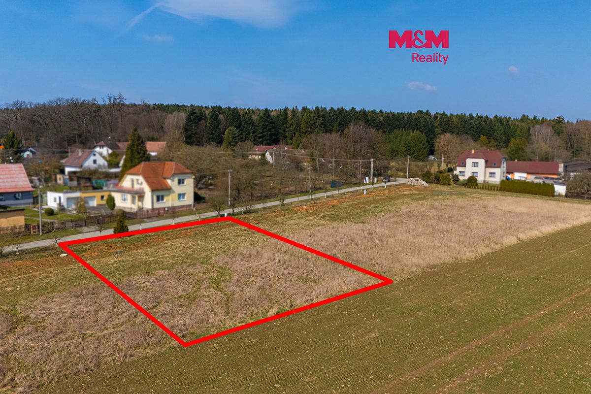 Prodej stavebního pozemku 980 m², Skašov – fotka 1 z 3