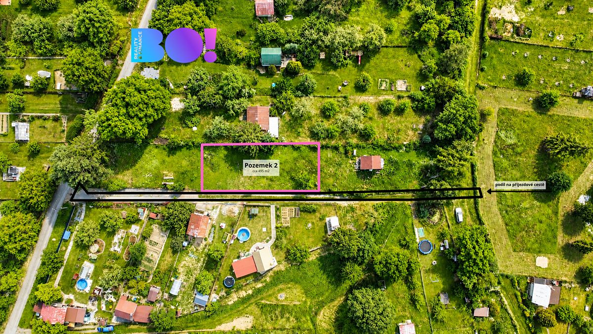 Prodej stavebního pozemku 495 m² – fotografie 2