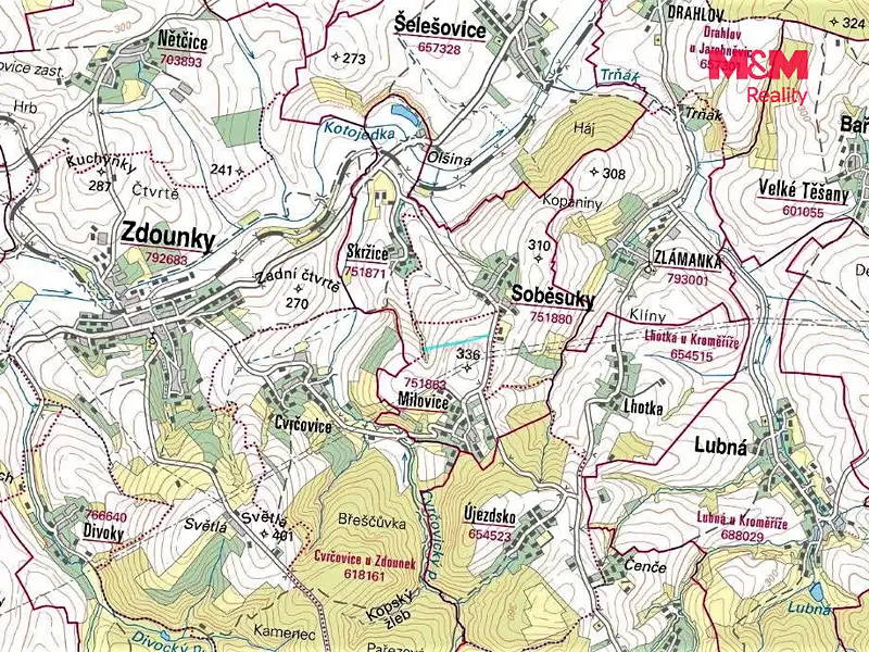 Prodej pole 1371 m², Soběsuky – náhled fotky 3
