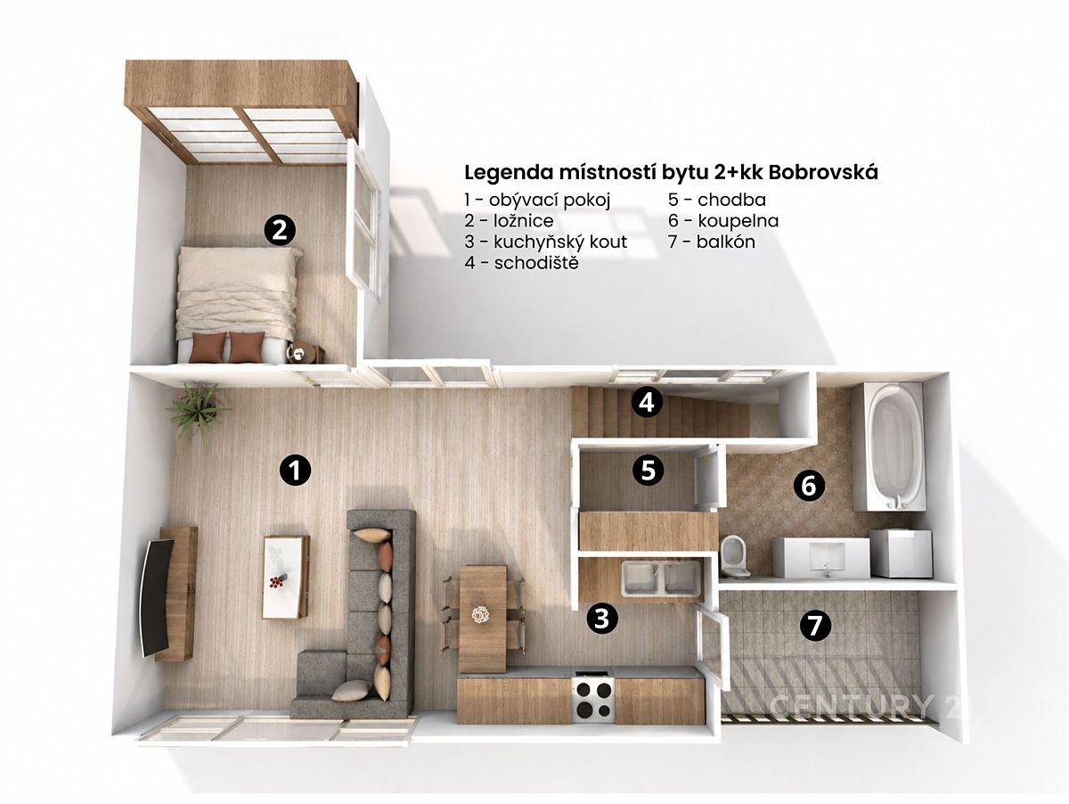 Prodej bytu 2+kk 60 m² – fotografie 4