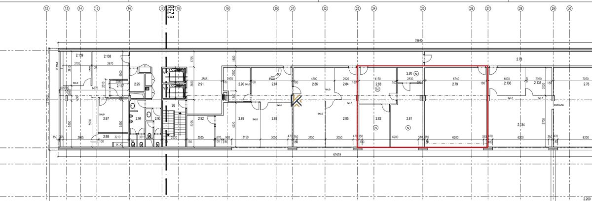 Pronájem kanceláře 160 m² – fotografie 3