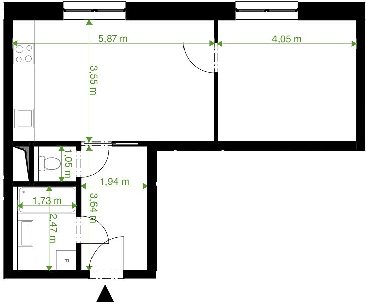 Prodej bytu 2+kk 50 m² – fotografie 4