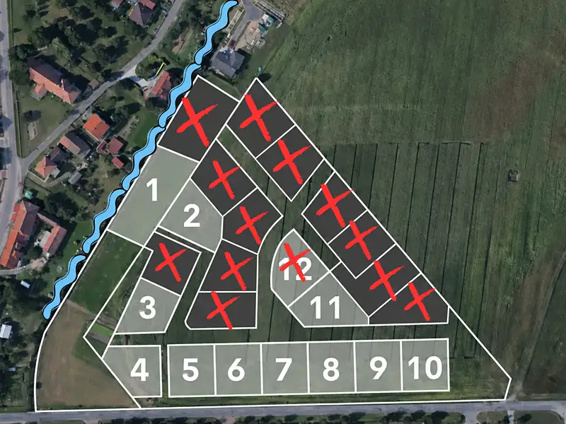 Prodej stavebního pozemku 1014 m², Ráby – náhled fotky 3