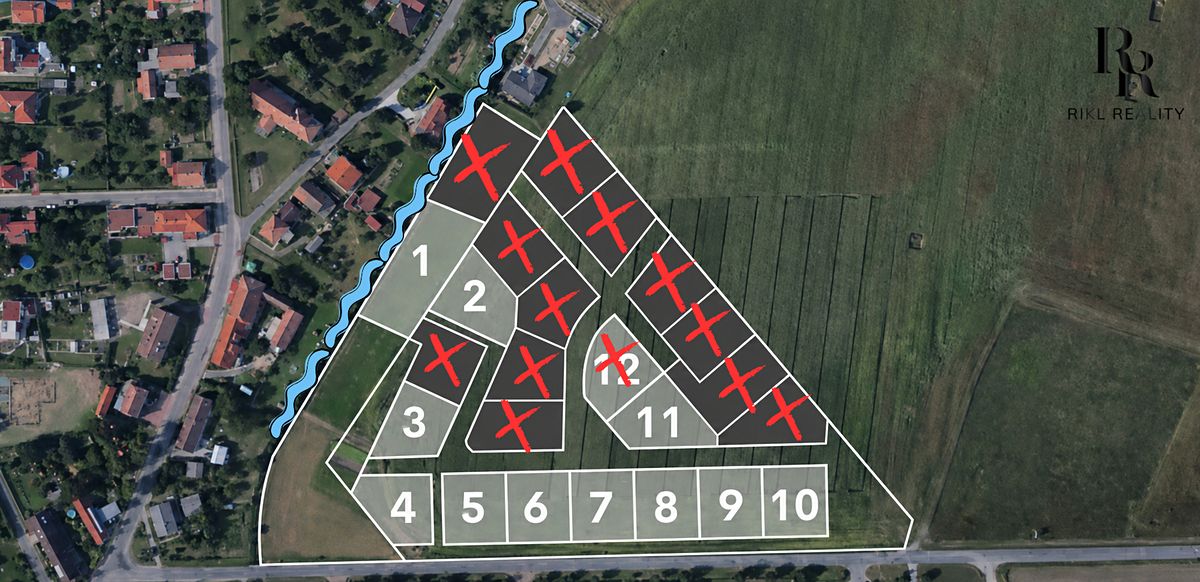 Prodej stavebního pozemku 1094 m² – fotografie 3