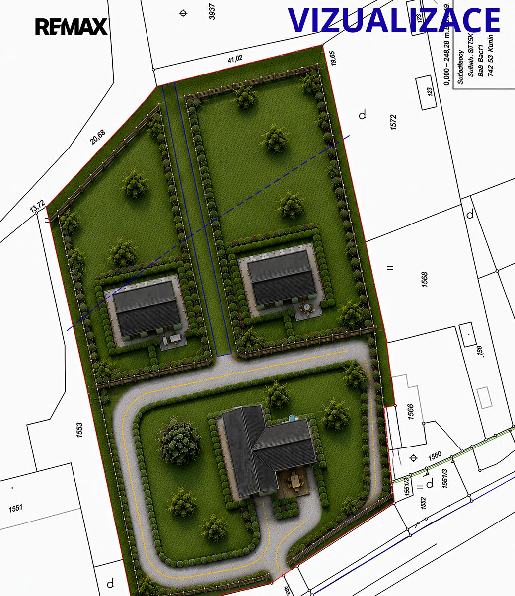 Prodej stavebního pozemku 3200 m²
