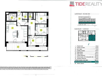 Квартира 4+kk на продаж, 98 м² (3 з 24)