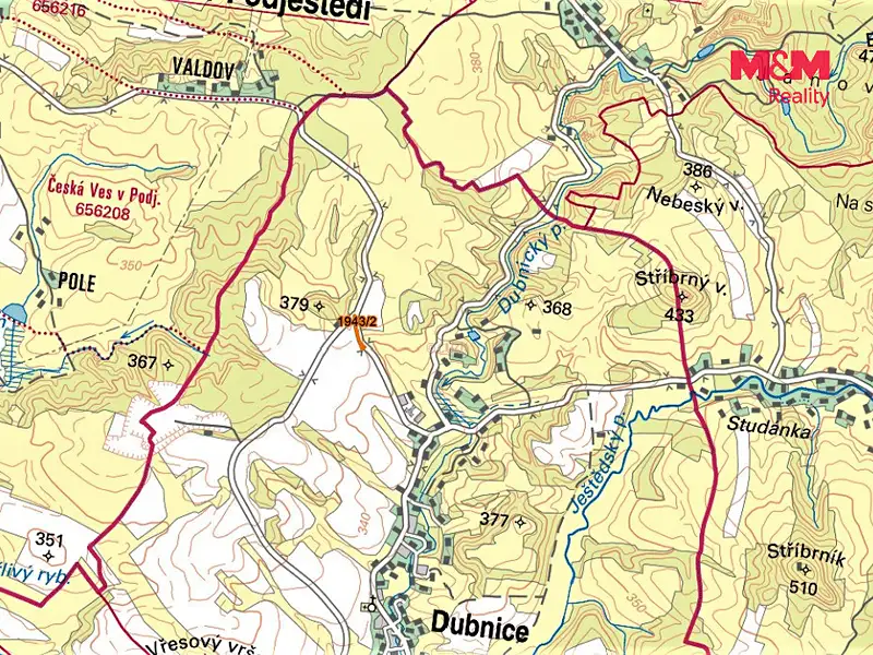 Prodej lesa 1405 m², Dubnice – náhled fotky 2