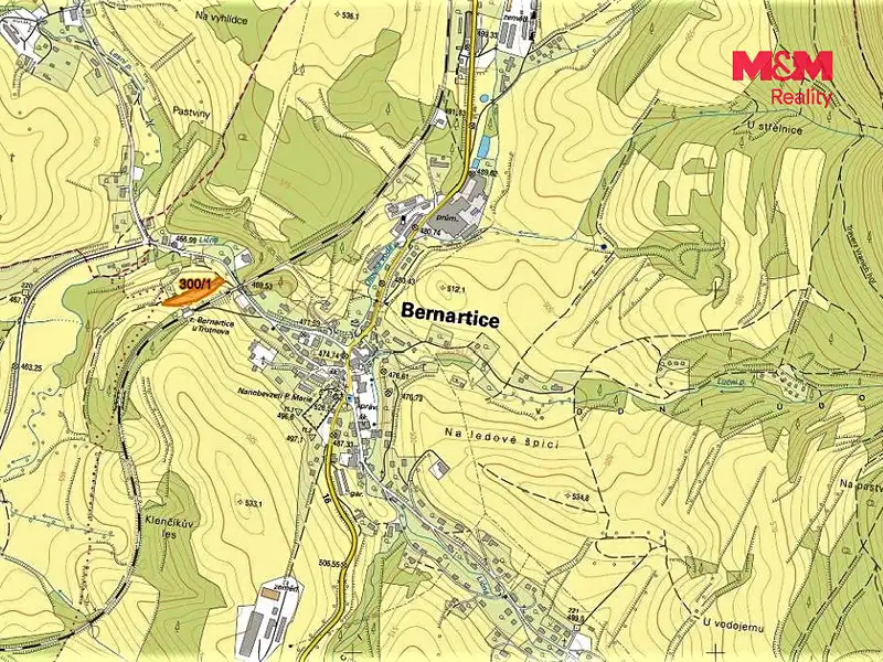 Prodej louky 3773 m², Bernartice – náhled fotky 2