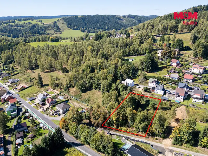 Prodej stavebního pozemku 1954 m², Kraslice – náhled fotky 2