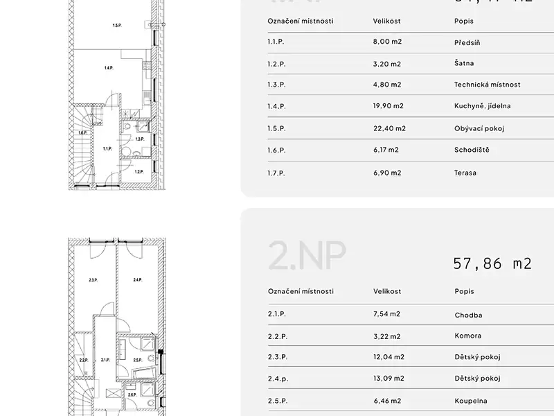 Prodej rodinného domu 122 m², pozemek 267 m², Vejprnice – náhled fotky 3