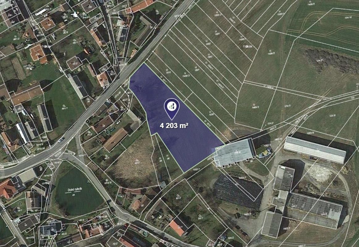Prodej stavebního pozemku 4203 m²
