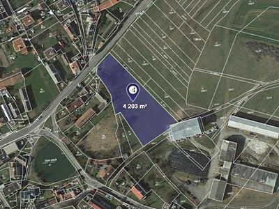 Prodej stavebního pozemku 4203 m²