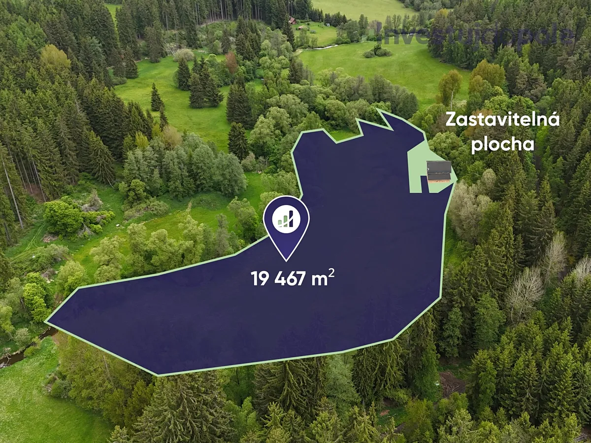 Prodej stavebního pozemku 19467 m²