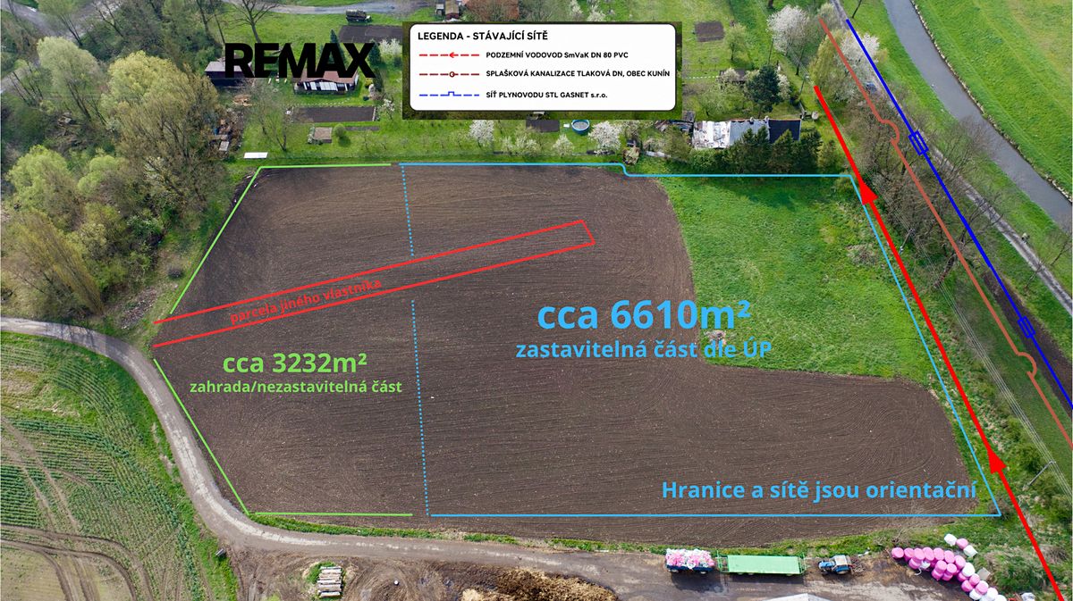 Prodej stavebního pozemku 3200 m² – fotografie 3