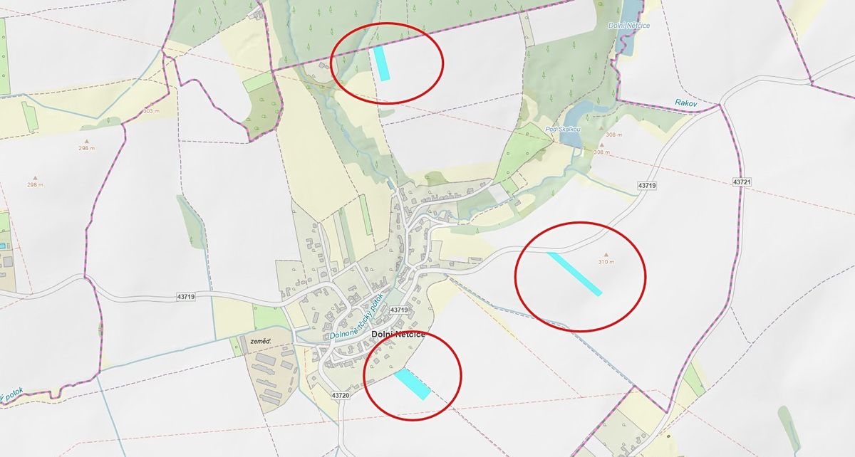 Prodej pole 13322 m²