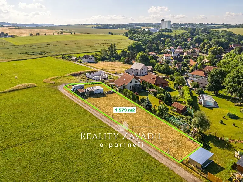 Prodej stavebního pozemku 1579 m², Strančice – náhled fotky 3
