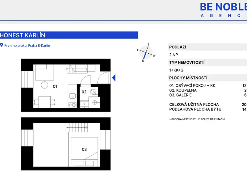 Prodej bytu 1+kk 21 m², Praha – náhled fotky 3