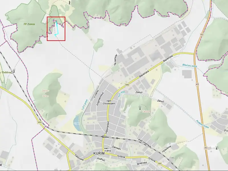Prodej pole 2840 m², Kuřim – náhled fotky 2