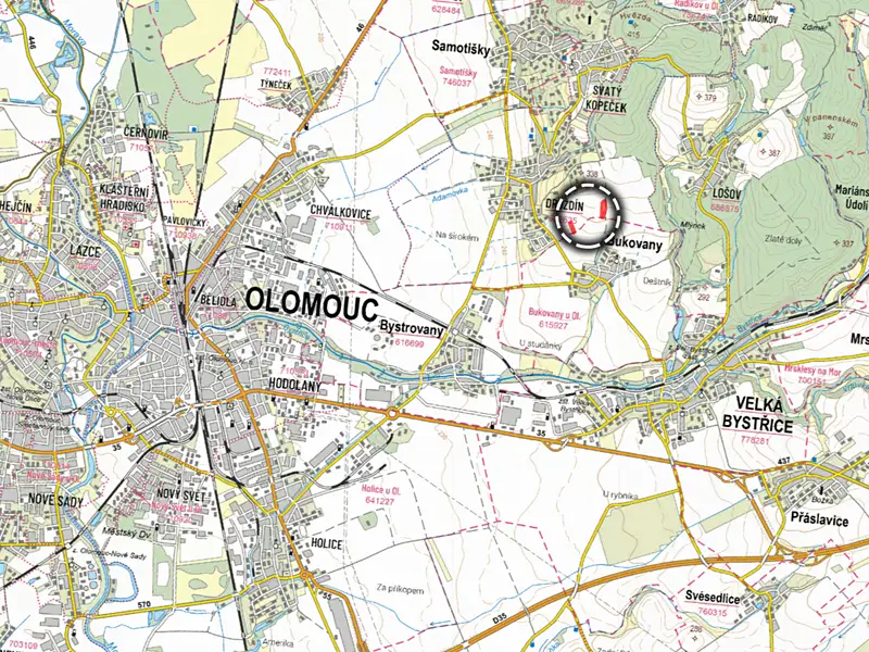 Prodej pole 9972 m², Olomouc – náhled fotky 3