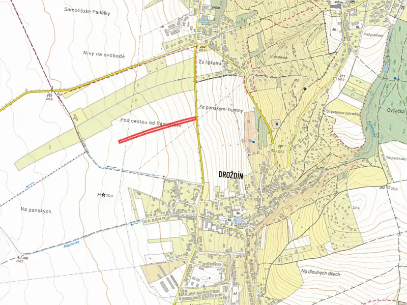 Prodej pole 7535 m², Olomouc – náhled fotky 2