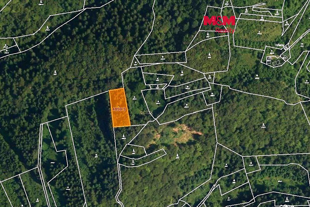 Prodej lesa 5001 m², Halenkov – fotka 1 z 3