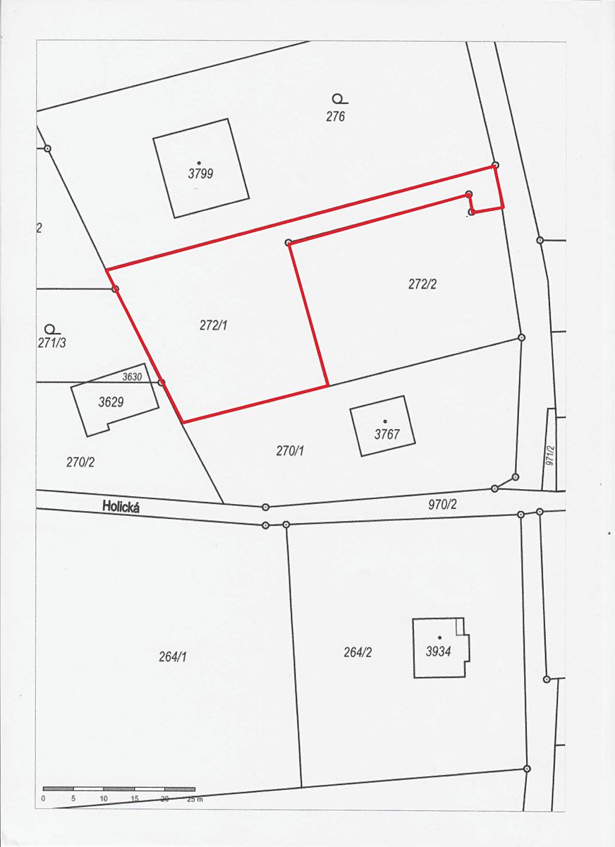 Prodej stavebního pozemku 900 m² – fotografie 3