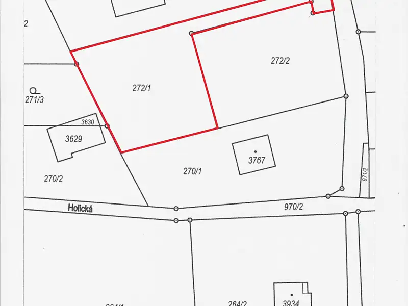 Prodej stavebního pozemku 900 m², Hradec Králové – náhled fotky 3