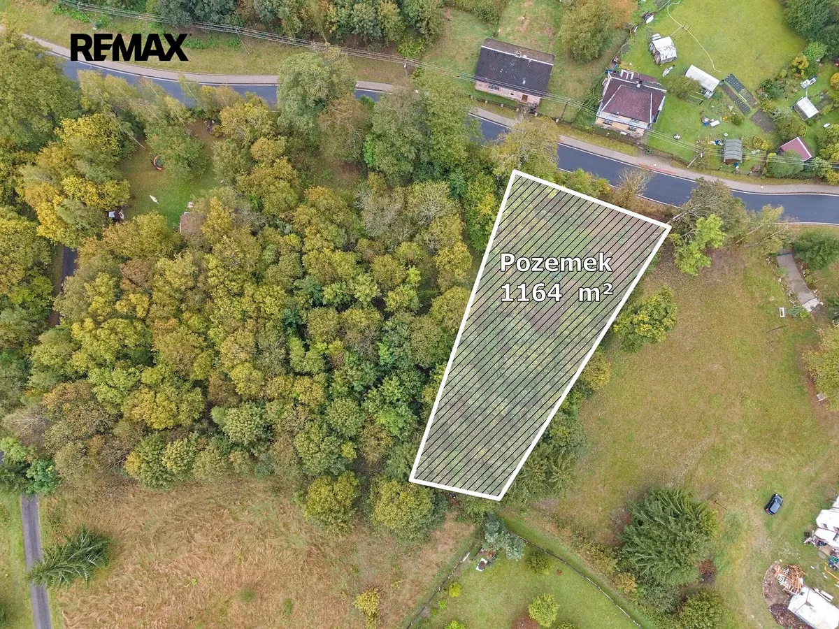 Prodej stavebního pozemku 1164 m²