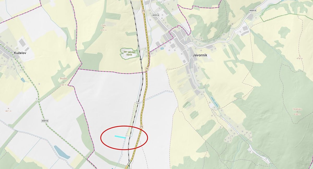 Prodej pole 3594 m²