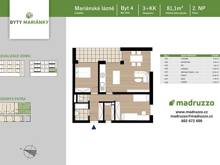 Prodej bytu 3+kk, 81 m² (4 z 4)