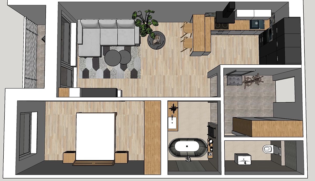 Prodej bytu 2+kk 73 m² – fotografie 2