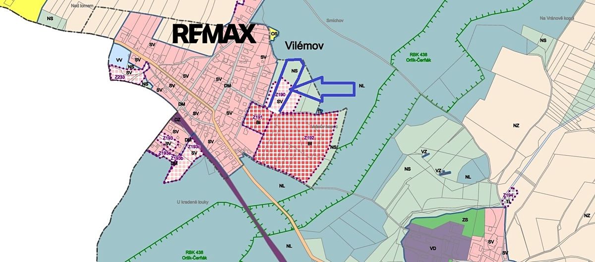 Prodej stavebního pozemku 7833 m² – fotografie 2