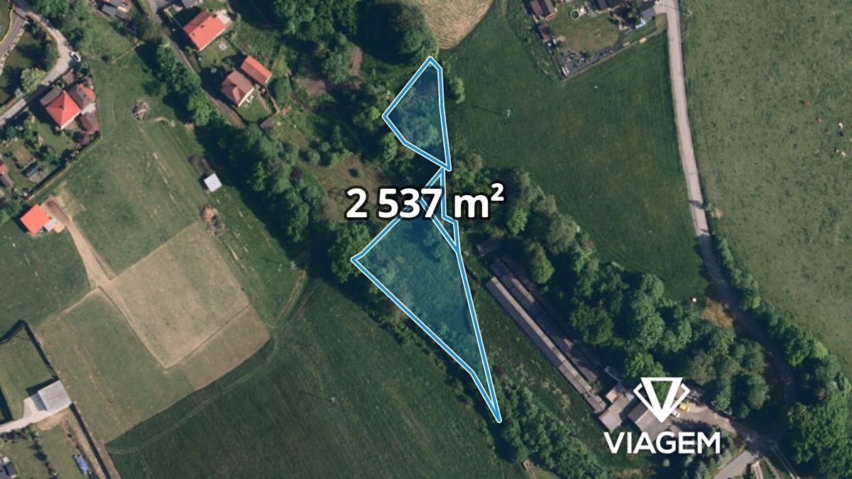 Prodej pole 2537 m²