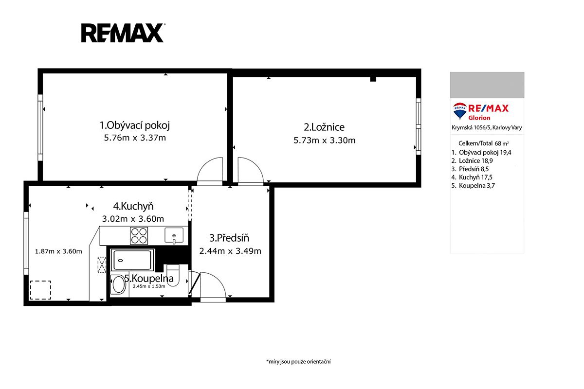Prodej bytu 2+1 64 m² – fotografie 4