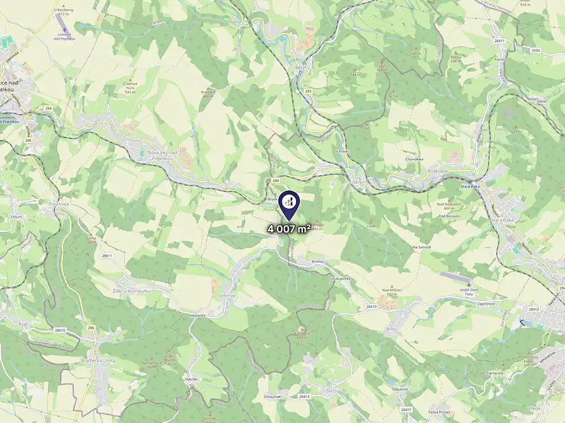 Prodej louky 4007 m², Stará Paka – náhled fotky 3