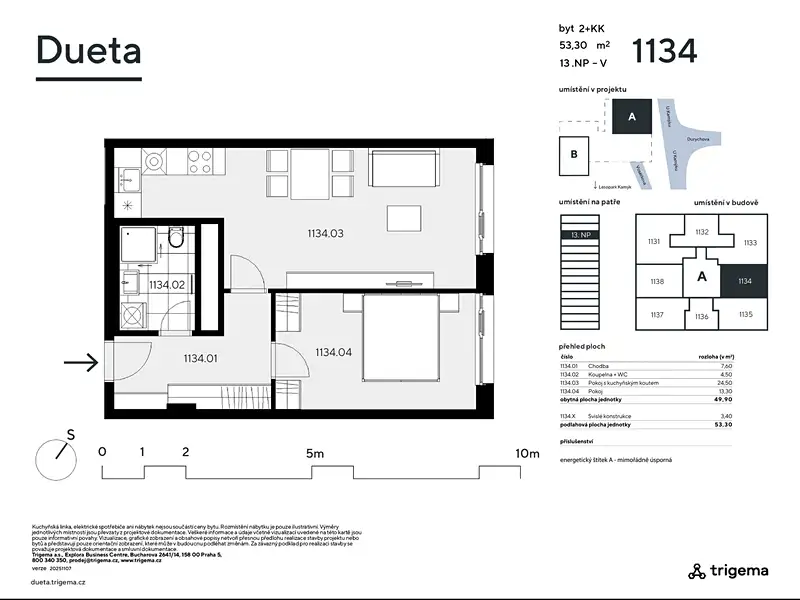 Prodej bytu 2+kk 50 m², Praha – náhled fotky 3