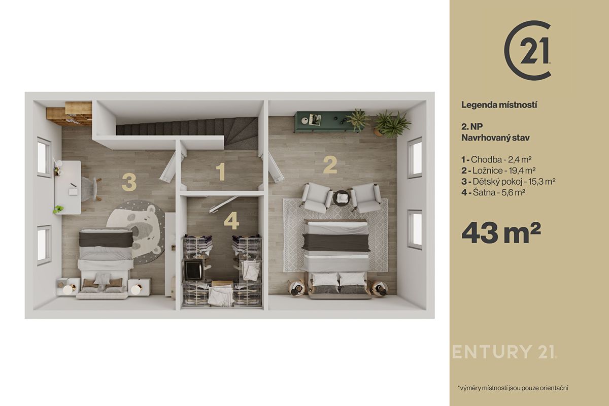 Pronájem bytu 4+kk 80 m² – fotografie 5