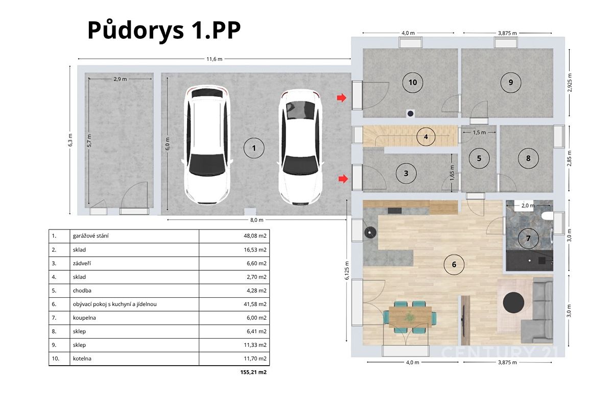 Prodej stavebního pozemku 1992 m² – fotografie 3