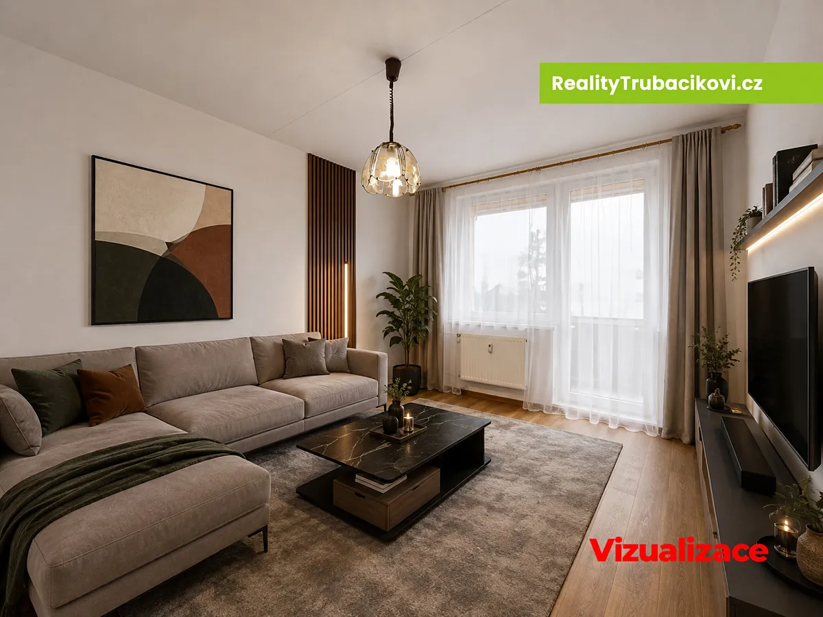 Pronájem bytu 2+1 58 m²