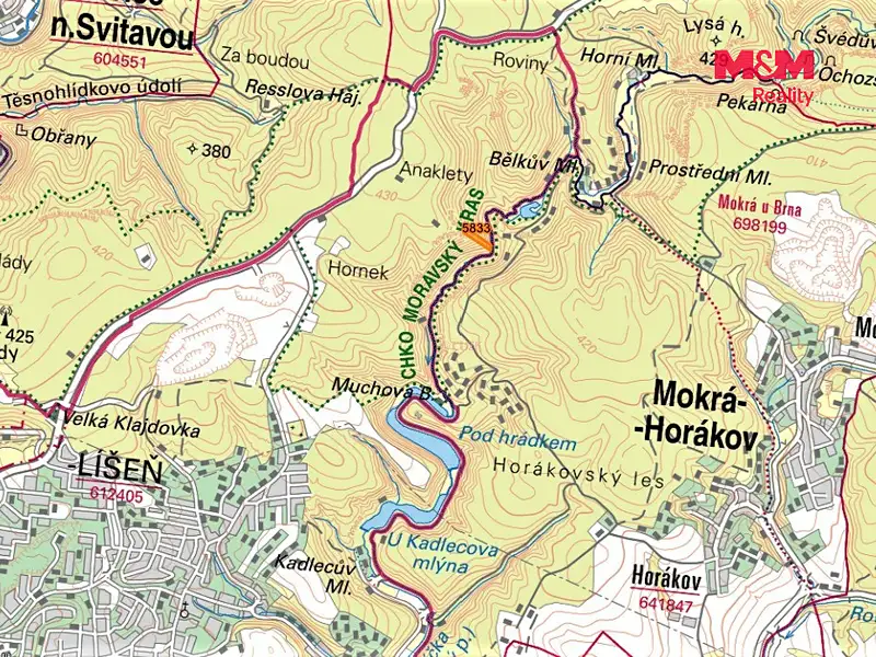 Prodej lesa 7566 m², Brno – náhled fotky 2